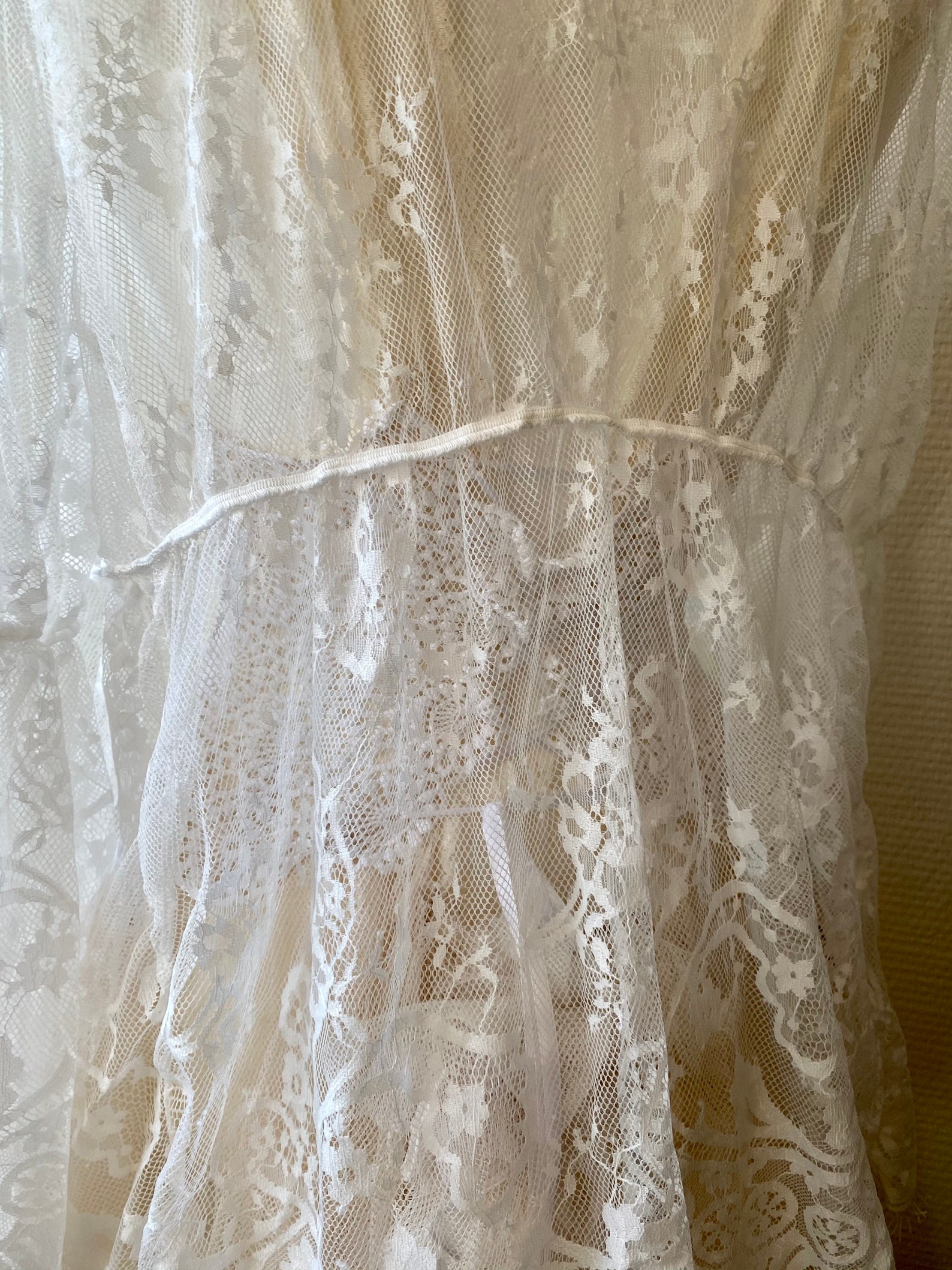 Raw Rags Bohemian wedding dress high waisted vintage style | Etsy