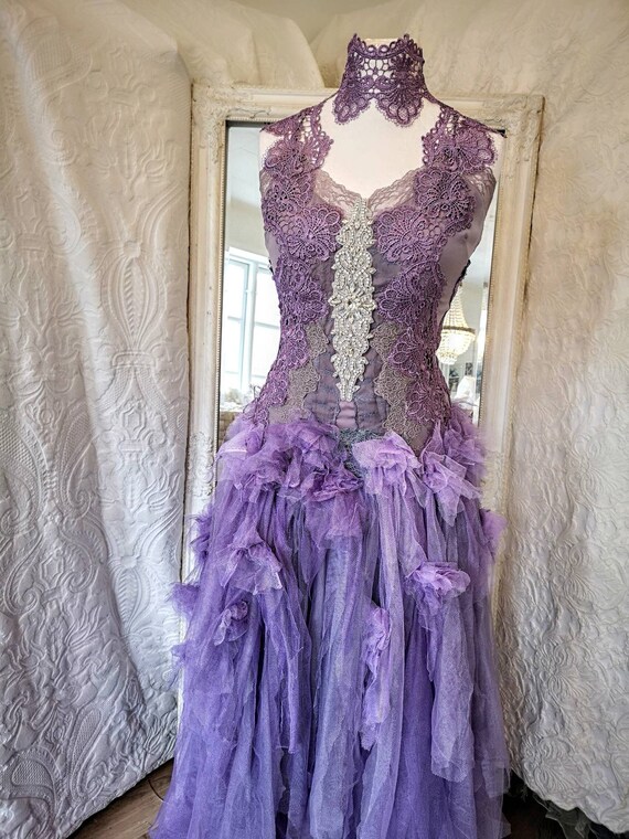 Wedding Dress Fairy Purple Goddess 