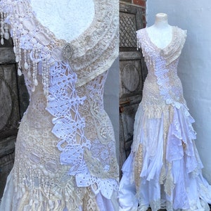 Robe de mariée fée fantastique, future mariée, chiffons bruts, image 2