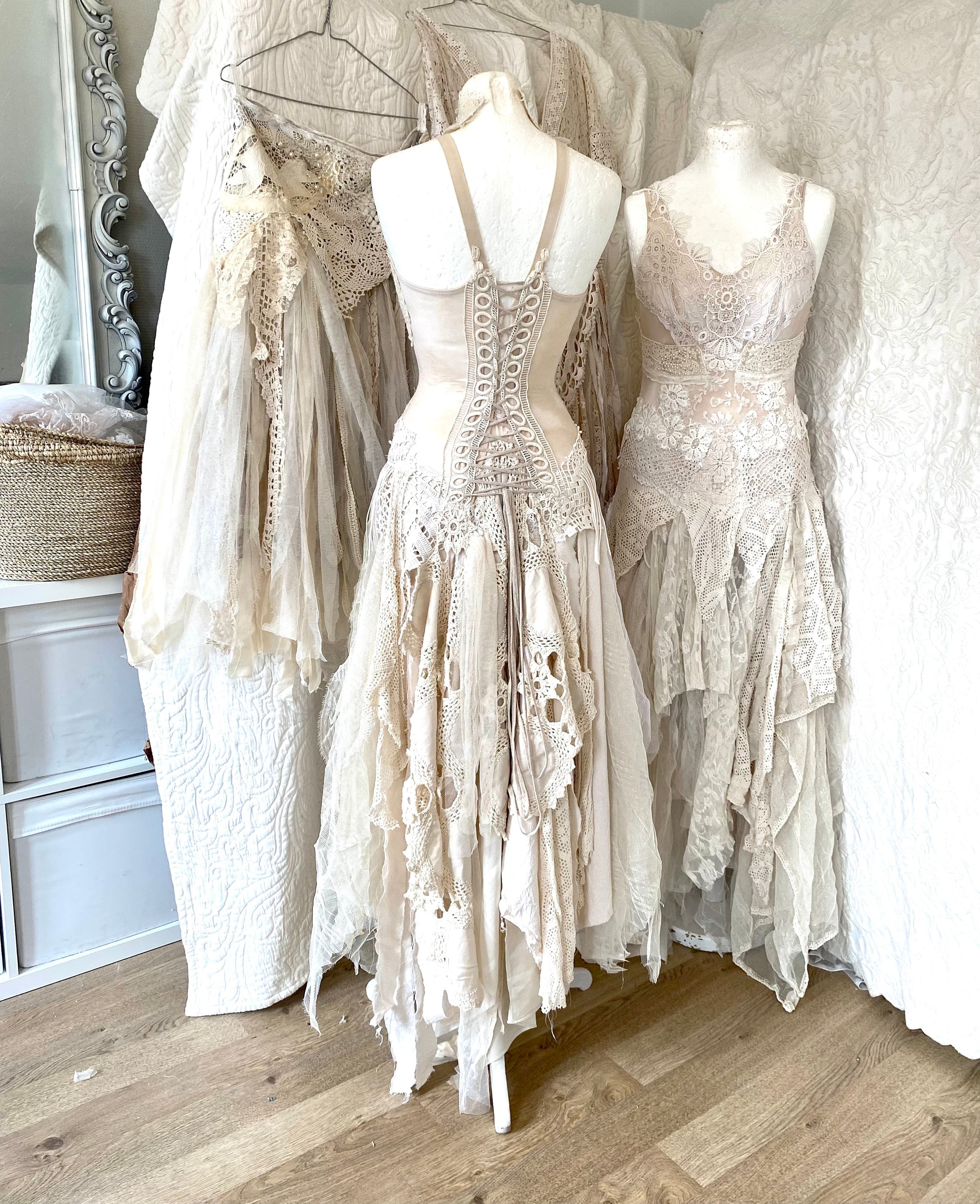 Wedding dress fairy goddessethereal bridal gownbridal gown | Etsy