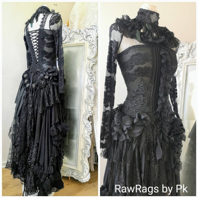 sexy black corset dress