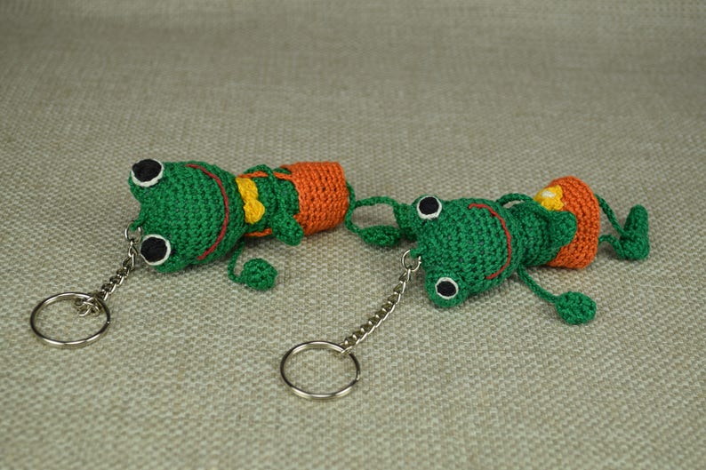 Keychain Frog Amigurumi Frog Stuffed Frog Crochet Frog Etsy Ireland