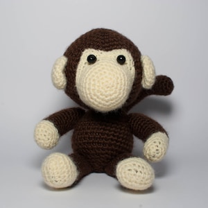 Crochet Monkey, Amigurumi Monkey, Stuffed Monkey, Soft Toy Monkey, Plush Monkey, Crochet Animal Toy