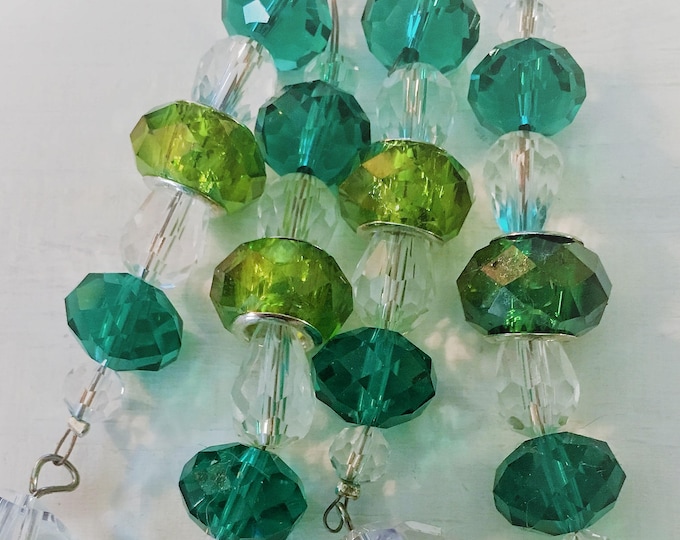 Mini Suncatchers ~ Envy Green Set of 4