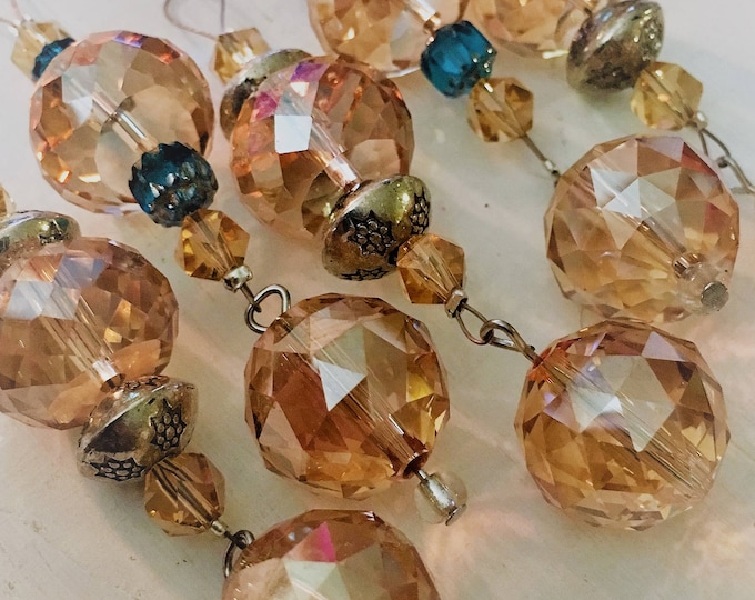 Mini Suncatchers ~ Golden Drops Set of Five