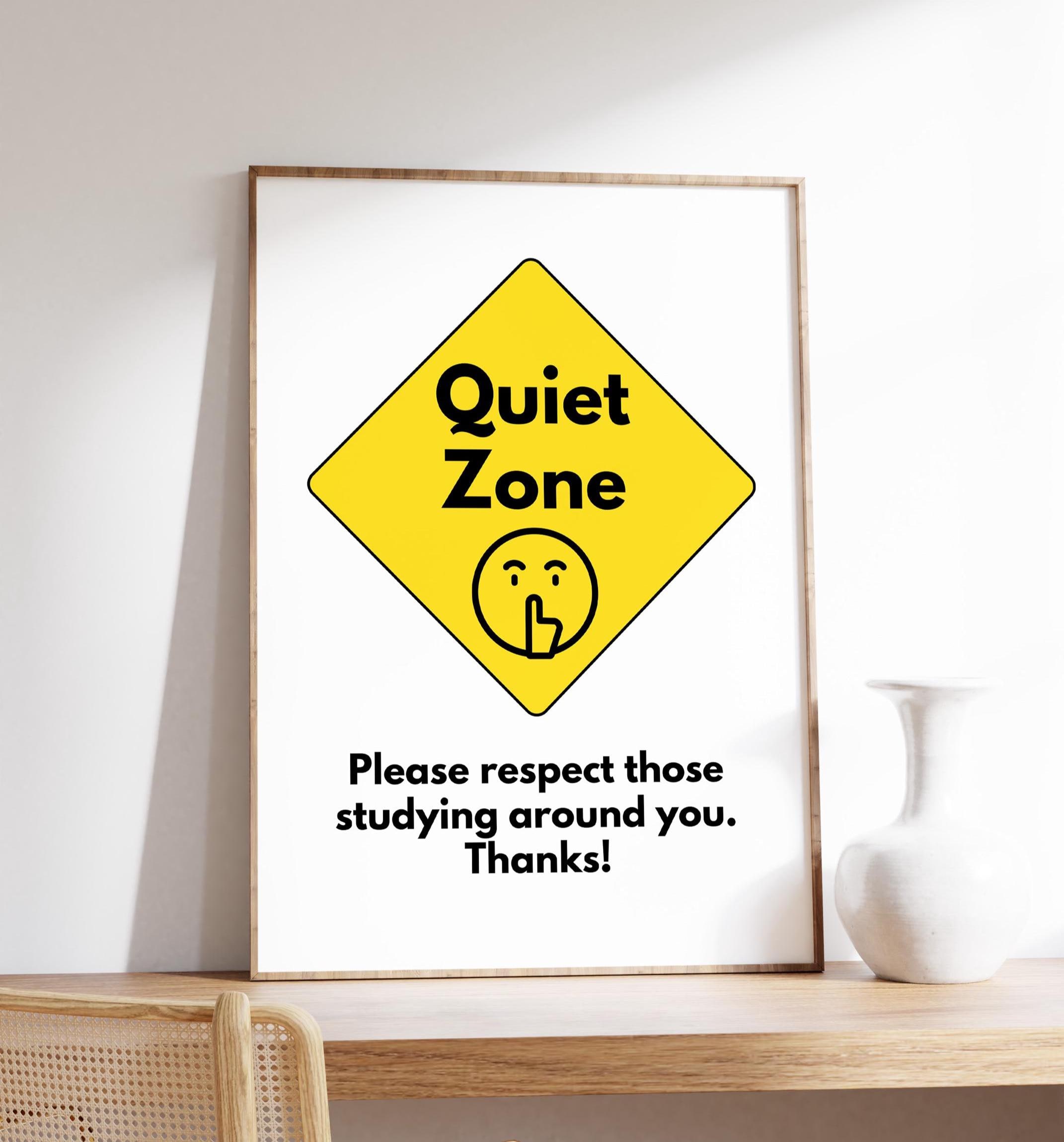Quiet Zone - Etsy New Zealand, image size:2142x2301