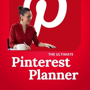 Pinterest Planner Printable | Pinterest Organizer | Pinterest Tracker | Pinterest Marketing Strategy | Pinterest for Bloggers| Sell on Etsy