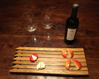 Wine Stave Serving Tray Cutting Board