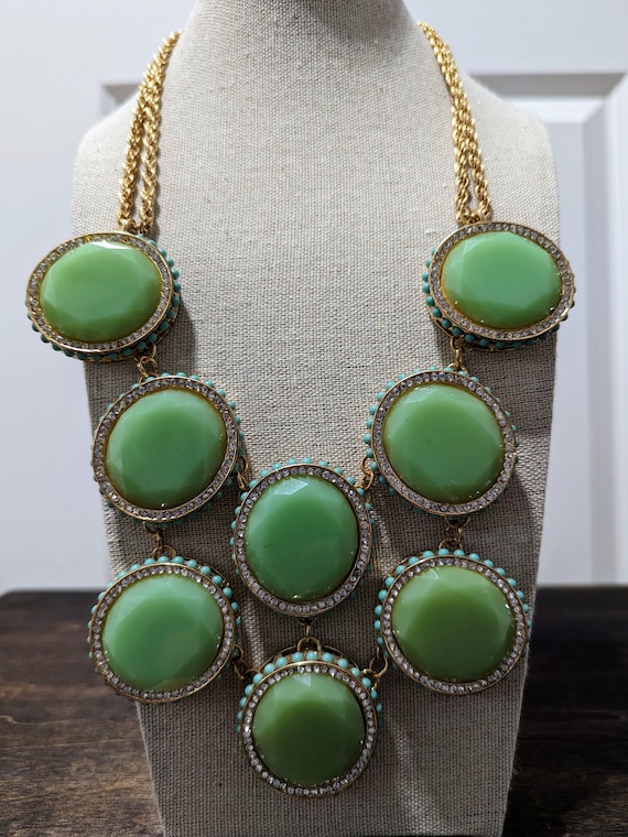 Vtg BR Exotic Statement Necklace - image 4