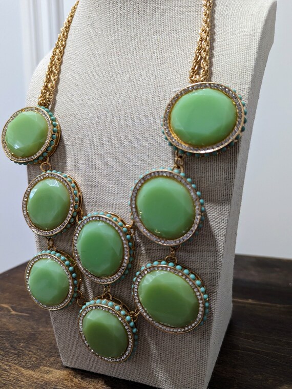 Vtg BR Exotic Statement Necklace - image 3