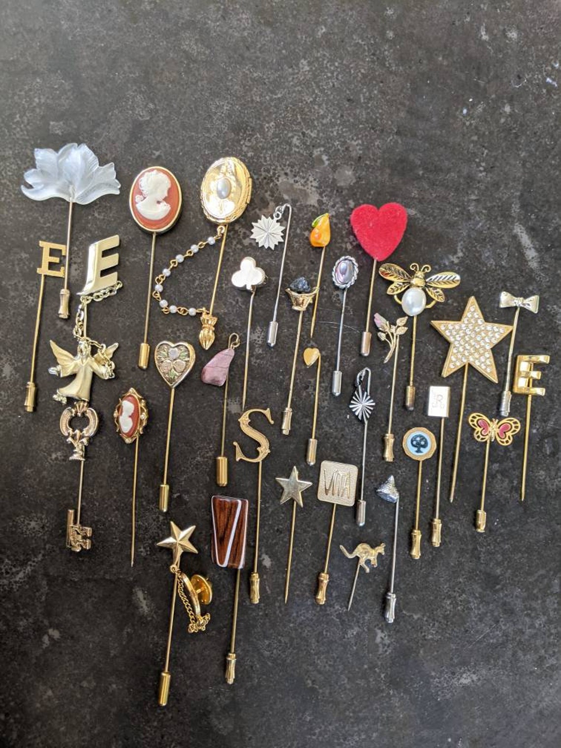 Rare vintage Lot of Lapel pins 32 pieces Etsy