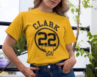 Clark Goat 22 Shirt Jersey Basketball Championships Vintage Retro Caitlin Iowa Style Classic Dri-Power Unisex Adult T-shirts