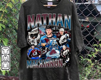 Vintage 90s Graphic Style Nathan MacKinnon T-Shirt, Sweatshirt, Hoodie, Nathan MacKinnon Shirt, Retro American Ice Hockey, Vintage Bootleg