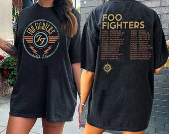 Foo Fighters 2024 Tour Shirt, Everything Or Nothing At Shirt, Foo Fighters Band Shirt, Foo Fighters Fan Gift, Concert Tee, Foo Fighter Merch