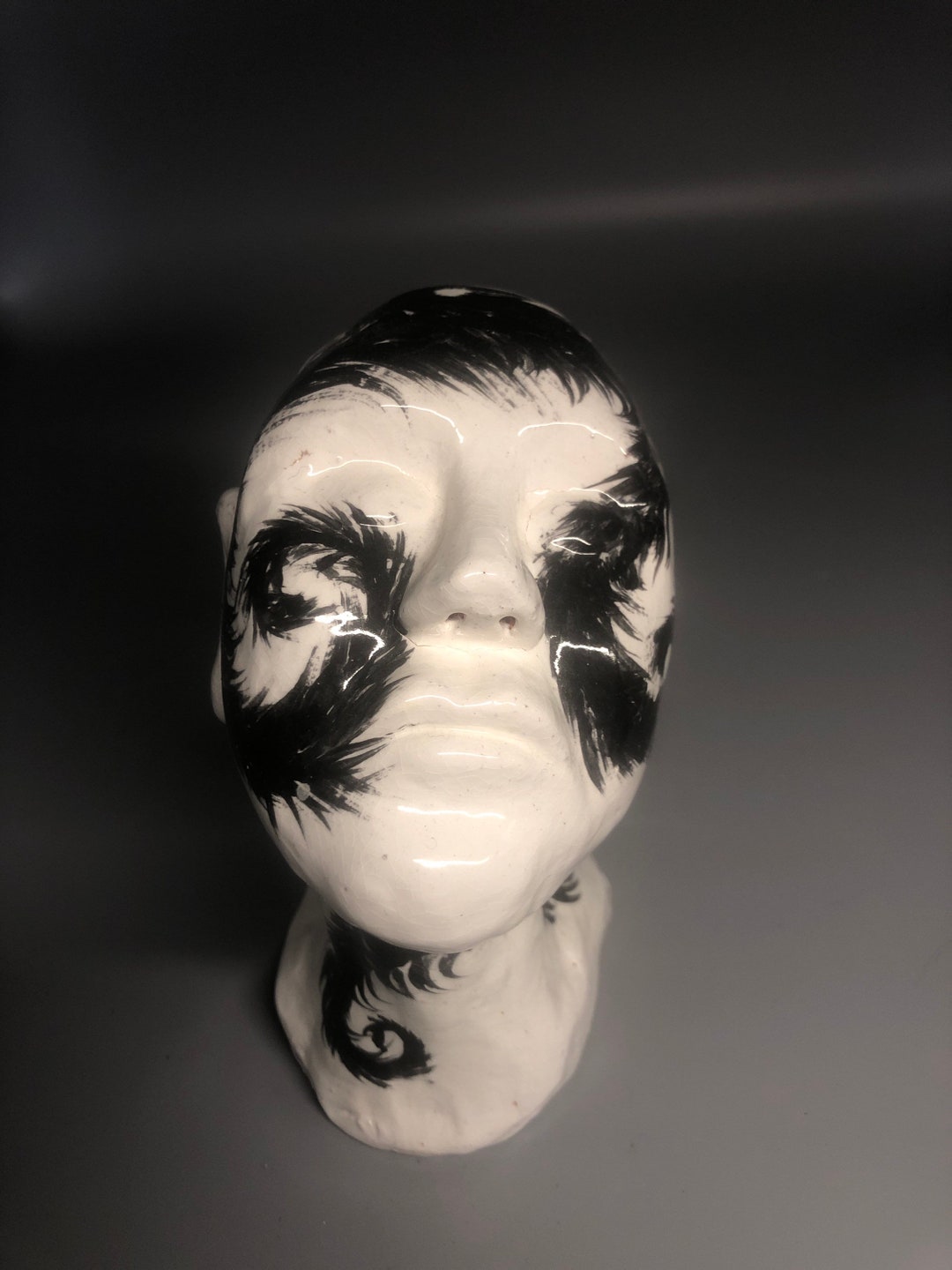 Ceramic Sculpture Head Etsy