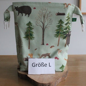 Lunchbag in L Urlaub, Waldtiere Rehe Bild 6