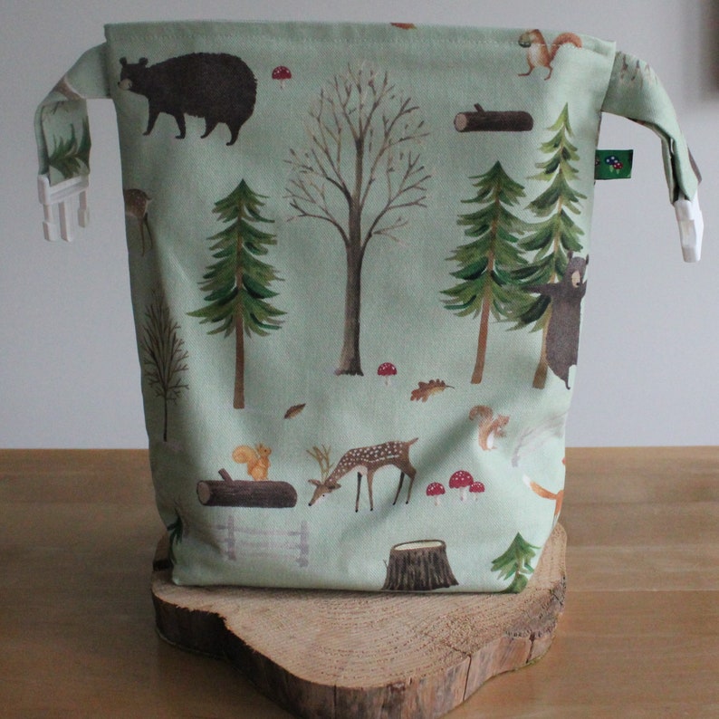 Lunchbag in L Urlaub, Waldtiere Rehe Bild 5