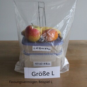 Lunchbag groß Freizeit Proviant, Pausenbrote Urlaubsreise Bild 2