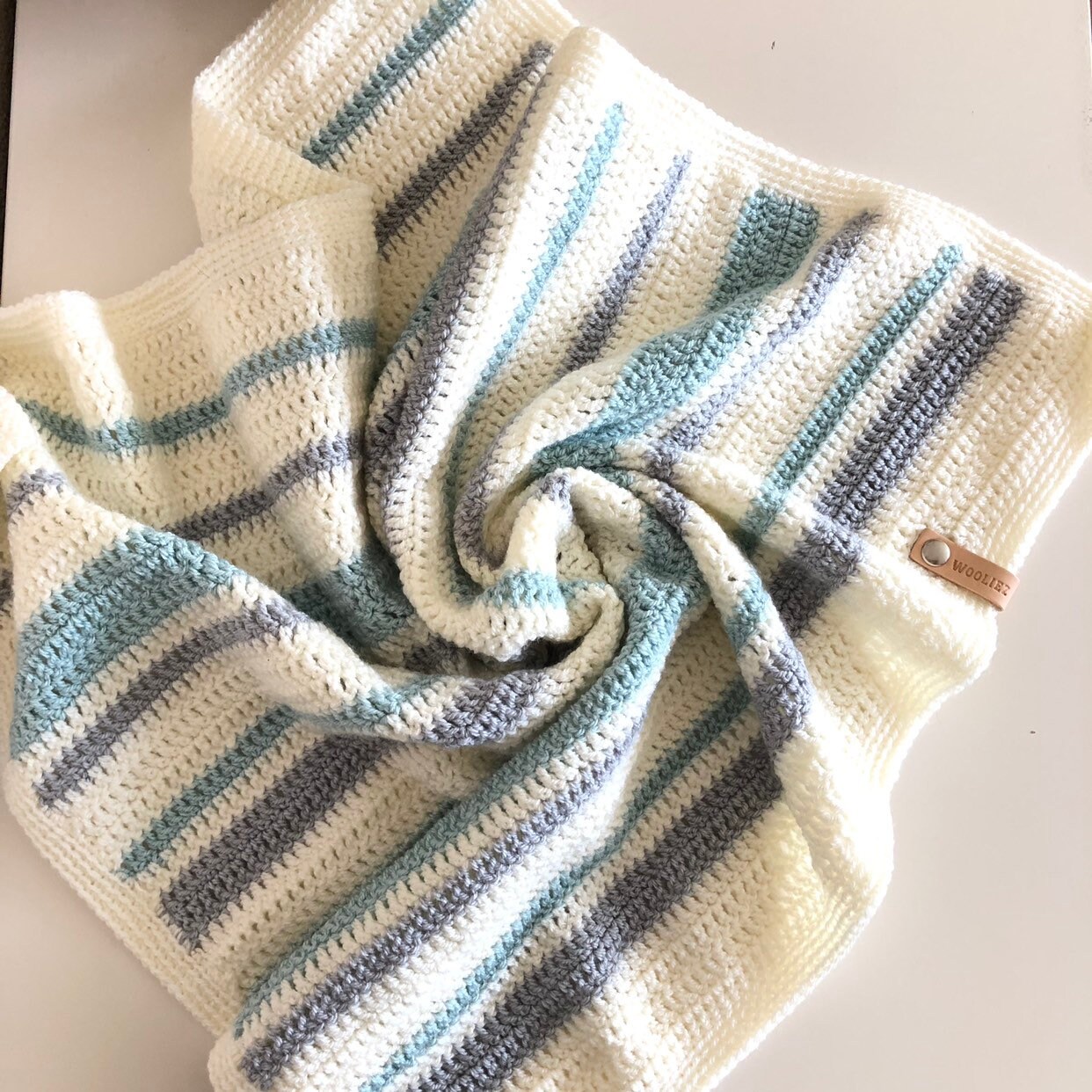 Crochet baby blanket newborn unisex crib blanket Etsy