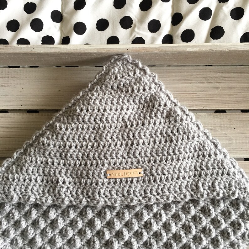 Crochet Baby Wrap Blanket With Cape Unisex Bedding Nursery Etsy