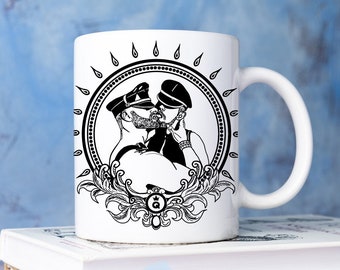 Leather guys mug