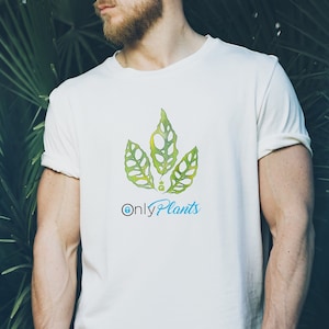 NUR PFLANZEN T-Shirt, Unisex, Pflanzeneltern, lustiges T-Shirt