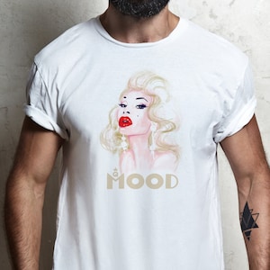 AMANDA LEPORE MOOD, Gay Pride Outfit, perfekt als Geschenk oder einfach für dich selbst, Lgbtq+, Gay Geschenkideen, Gay Kunst
