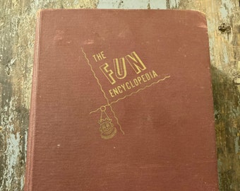 The Fun Encyclopedia. E.O. Harbin. 1968. Old Games. Old Card Games. Vintage Party Games.