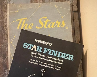 The Stars: A New Way to See Them. H.A. Rey. 1970. With Vintage Hammond Star Finder. Astronomer. Astronomy Book. Star Gazing. Solar System.