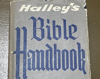 Religious Education. Halley's Bible Handbook. 1963. Theology. Gift for Religious.  Bible Teacher.