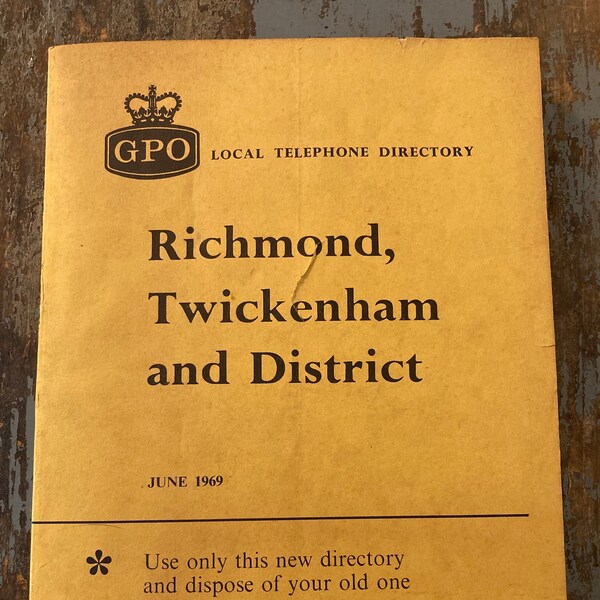 Telephone Directory Etsy