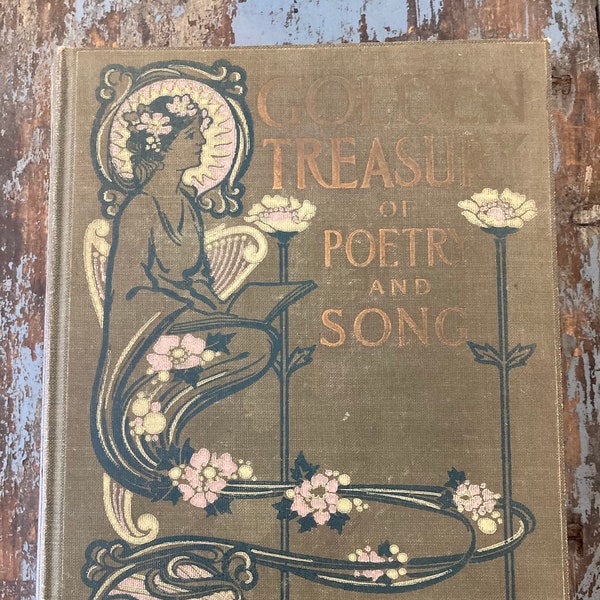 Antique Poetry Book Etsy