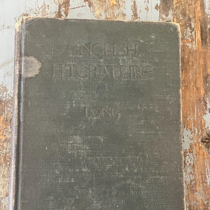 English Literature. 1909. English History. Reader Gift. Antiquarian Books. English Literature. English Teacher. Antique High School Textbook