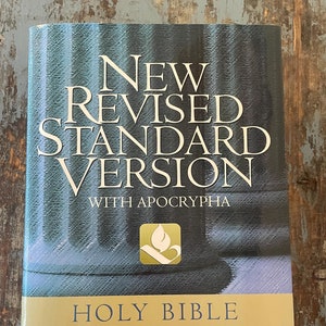 Holy Bible. 1989. New Revised Standard Version. With the Apocryphal/Deuterocanonical Books.  Gift for Christian, Religious. RSV Bible.