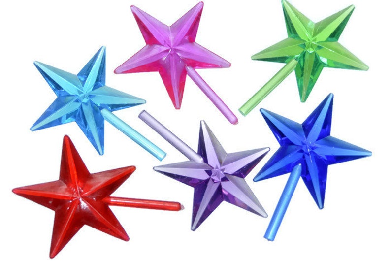 Ceramic Christmas Tree Classic Star. Blue, Green, Purple, or Pink Chunky Star image 1