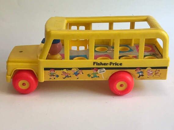 fisher price school bus 1965