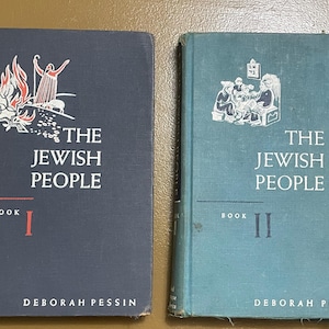 The Jewish People, Books I and II. 1951-2. Jewish History. Jewish Literature. Religious History. Judaism. Hebrew School.