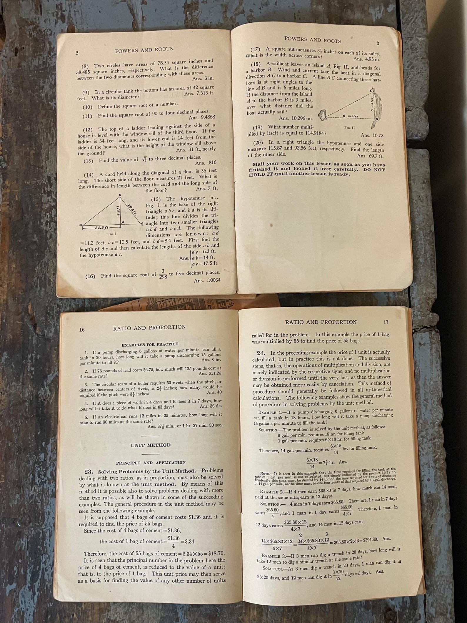 Antique Mathematics Series. International Correspondence School. 1937 ...