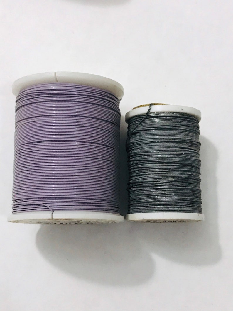 11 Spools Silver Wire. 24 Gauge 28 Gauge Silver Beading Wire. Etsy