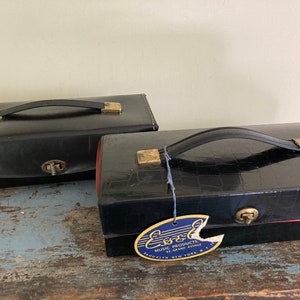 Vintage Cassette Carrying Case With Handle. Ess & Ess Music Products. Cassette Storage. Cassette Tape Case. Music Storage. Travel Case.