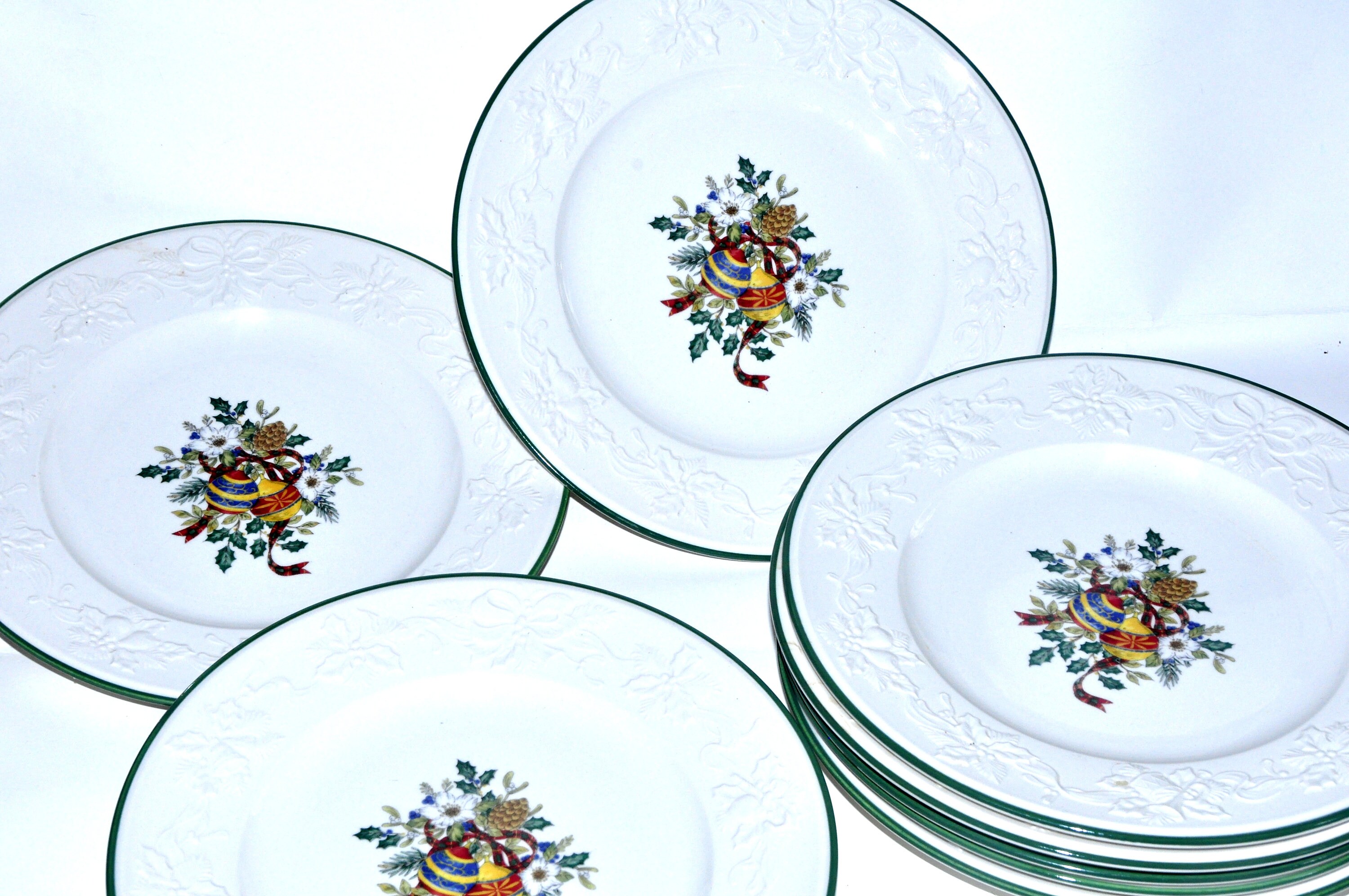 Mikasa Holiday Season Dessert Plates. Mikasa Dessert Plates. Etsy