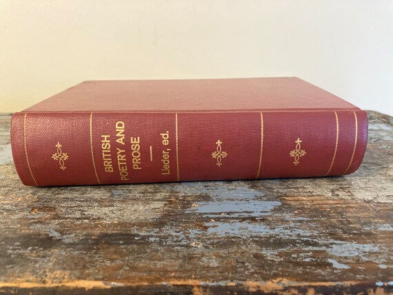 Poésie et prose britanniques. 1928. Poèmes britanniques. Vieux livre de  poésie. Vieux livre de poèmes. Livres vintage. Livre de poésie ancienne. -   France