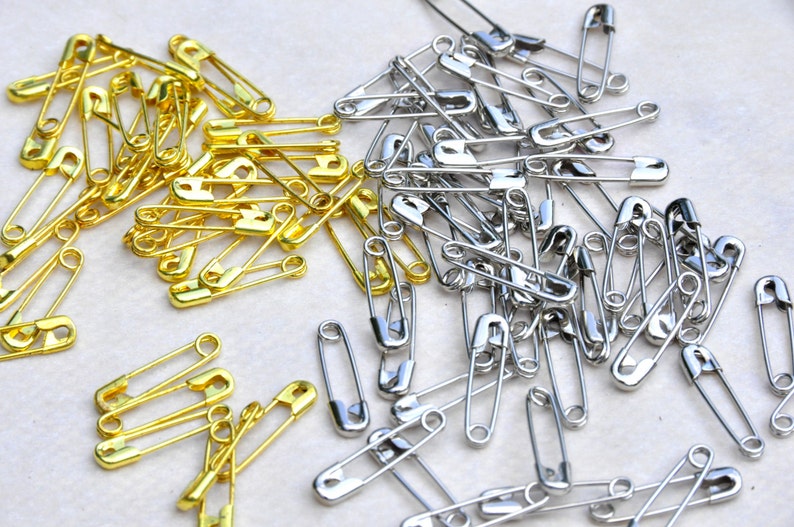 5500 Bulk Safety Pins.gold Safety Pins. Silver Safety Pins. Etsy
