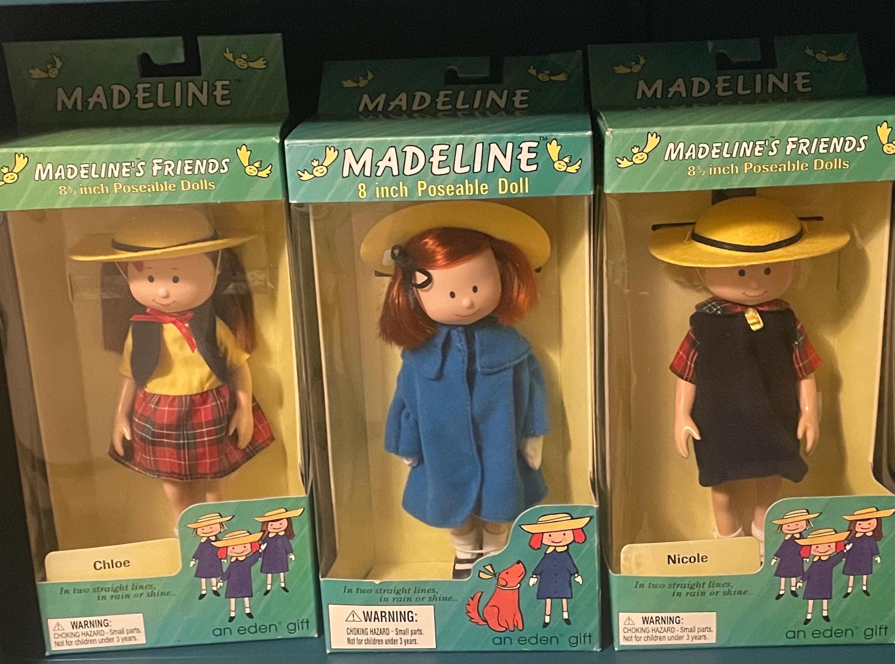 Madeline and Friends Dolls. Madeline + Chloe + Nicole. New
