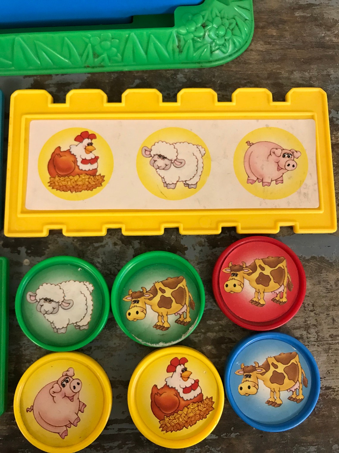 1994 Fisher Price Barnyard Bingo Replacement Parts. Animal | Etsy