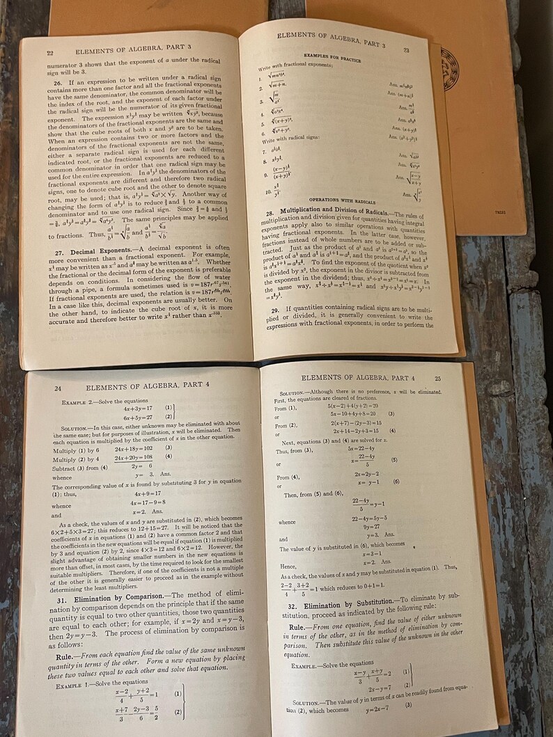 Antique Mathematics Series. International Correspondence School. 1937 ...