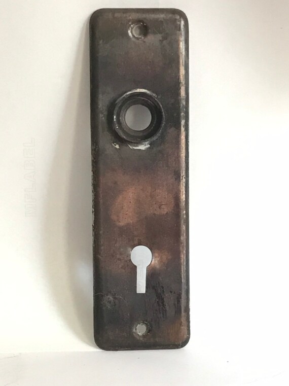 Brass Door Plate Antique Door Plate Doorknob Plate Etsy