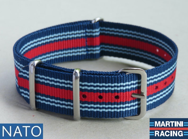 NATO Watch Strap 20mm Martiniracing Etsy