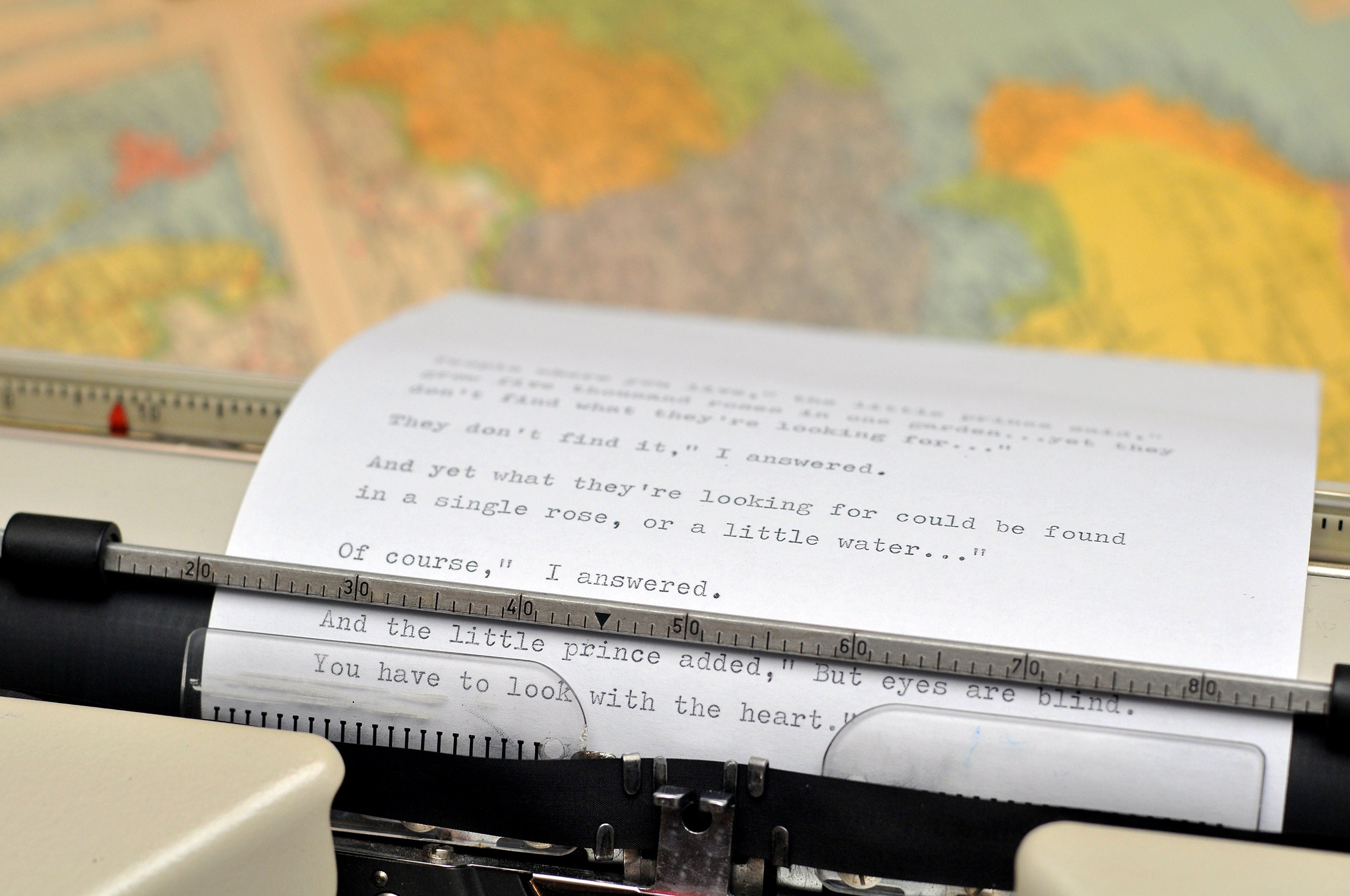 Your text typewritten on vintage typewriter Love letter poem Etsy