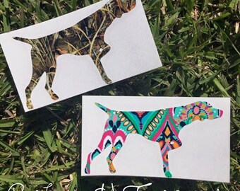 GSP Vinyl Decal | German Shorthaired Pointer Vinyl Decal